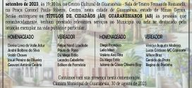 Convite: “Título de Cidadão Guaranesiano”