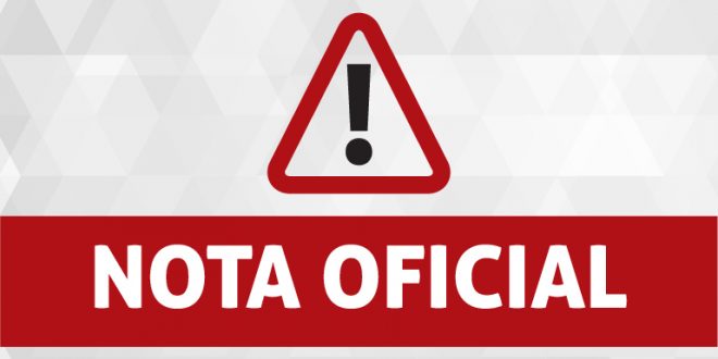 NOTA OFICIAL – CÂMARA MUNICIPAL DE GUARANÉSIA